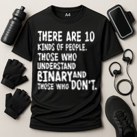 There Are 10 Kind of People Binary Cooling Performance Crew T-Shirt