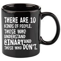 There Are 10 Kind of People Binary 11oz C Handle Ceramic Mug