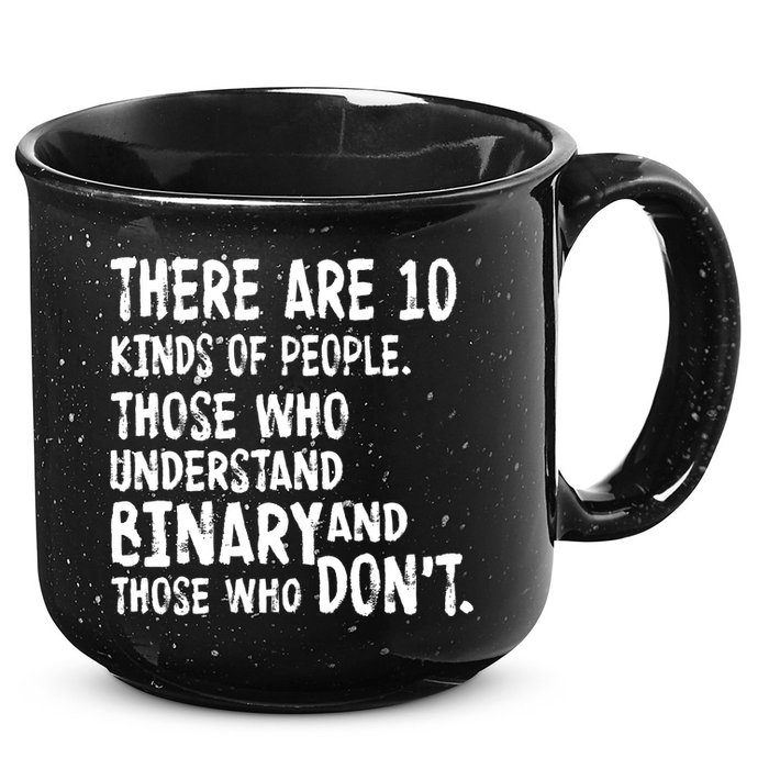 There Are 10 Kind of People Binary 15oz Campfire Ceramic Mug