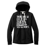 There Are 10 Kind of People Binary Women's Fleece Hoodie