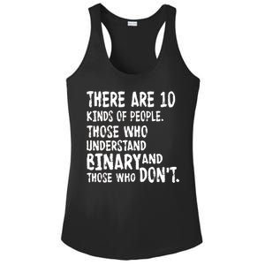 There Are 10 Kind of People Binary Ladies PosiCharge Competitor Racerback Tank