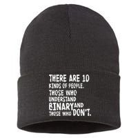 There Are 10 Kind of People Binary Sustainable Knit Beanie