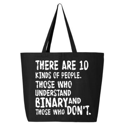 There Are 10 Kind of People Binary 25L Jumbo Tote