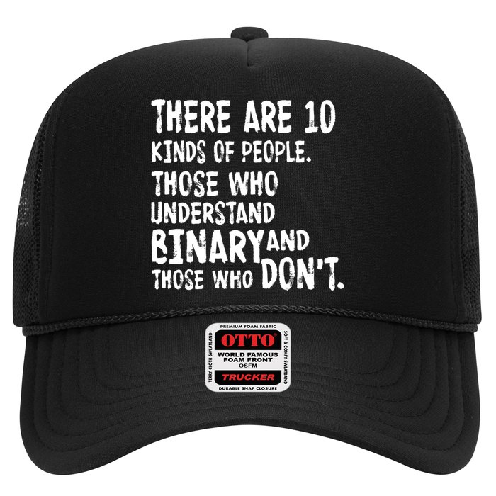 There Are 10 Kind of People Binary Trucker Hat