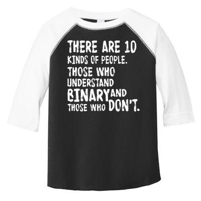 There Are 10 Kind of People Binary Toddler Fine Jersey T-Shirt