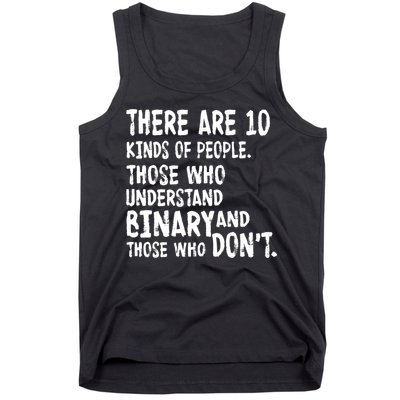 There Are 10 Kind of People Binary Tank Top