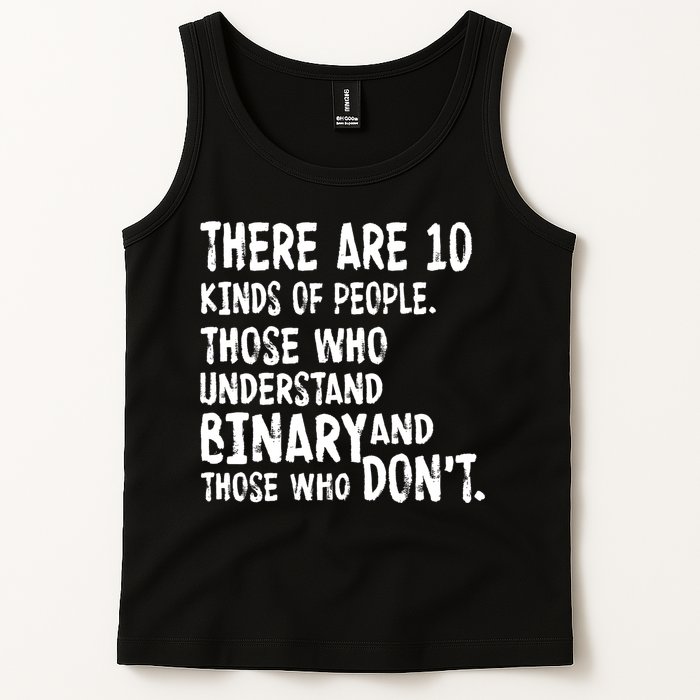 There Are 10 Kind of People Binary Tank Top