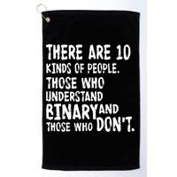 There Are 10 Kind of People Binary Golf Towel
