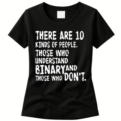 There Are 10 Kind of People Binary Womens T-Shirt