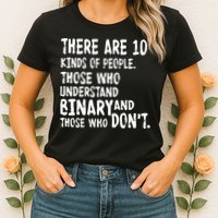 There Are 10 Kind of People Binary Womens T-Shirt