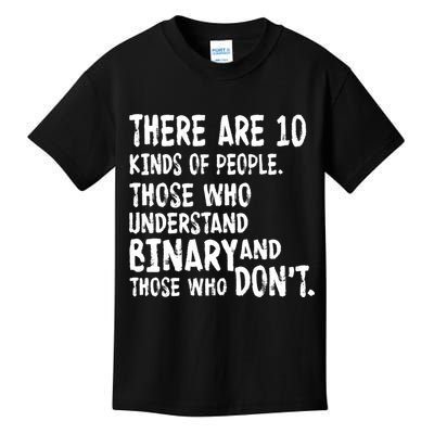 There Are 10 Kind of People Binary Kids T-Shirt