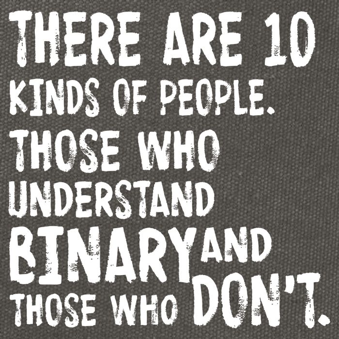 There Are 10 Kind of People Binary Cotton Canvas Backpack