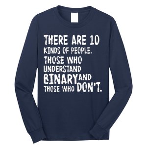 There Are 10 Kind of People Binary Long Sleeve Shirt