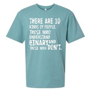 There Are 10 Kind of People Binary Sueded Cloud Jersey T-Shirt