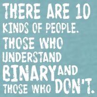 There Are 10 Kind of People Binary Sueded Cloud Jersey T-Shirt