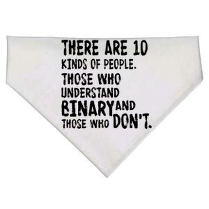 There Are 10 Kind of People Binary USA-Made Doggie Bandana