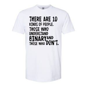 There Are 10 Kind of People Binary Softstyle CVC T-Shirt