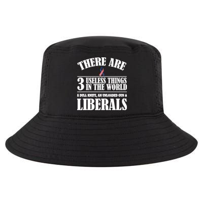 There Are 3 Useless Things In The World Cool Comfort Performance Bucket Hat