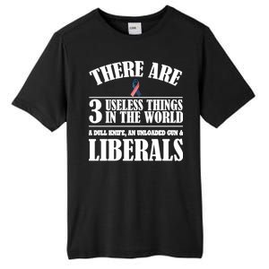 There Are 3 Useless Things In The World Tall Fusion ChromaSoft Performance T-Shirt