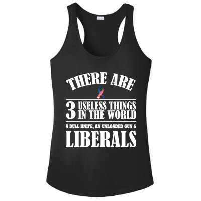 There Are 3 Useless Things In The World Ladies PosiCharge Competitor Racerback Tank