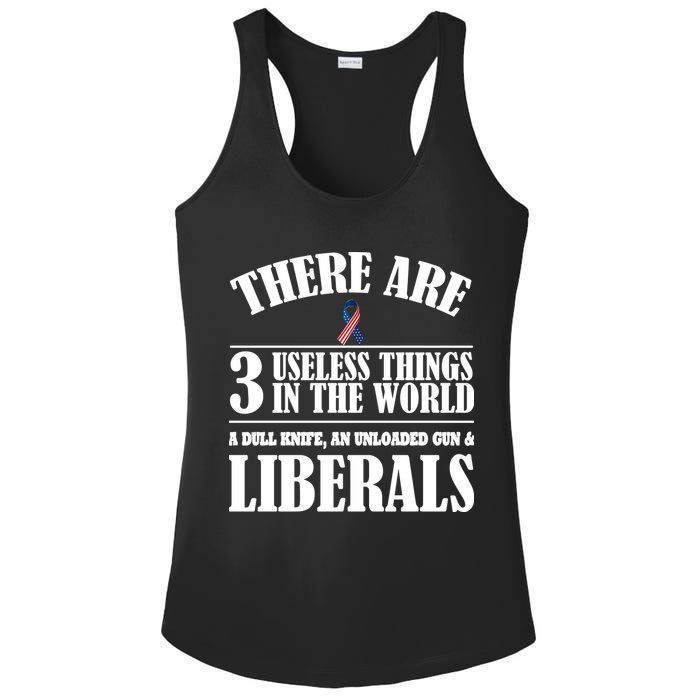 There Are 3 Useless Things In The World Ladies PosiCharge Competitor Racerback Tank