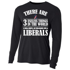 There Are 3 Useless Things In The World Cooling Performance Long Sleeve Crew