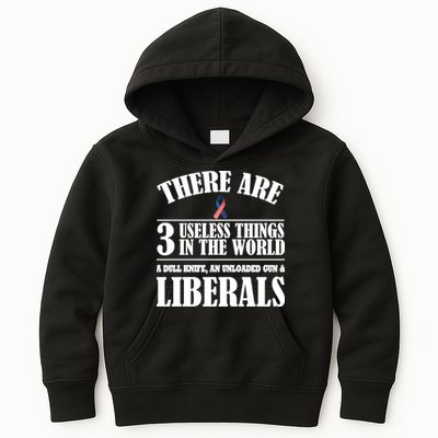 There Are 3 Useless Things In The World Kids Hoodie