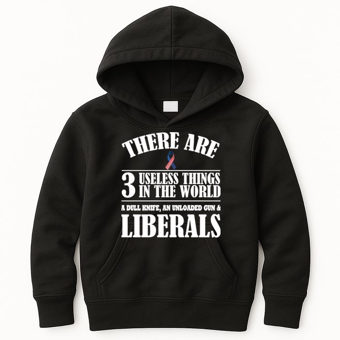 There Are 3 Useless Things In The World Kids Hoodie