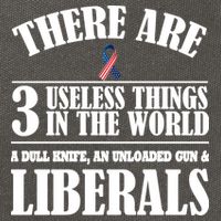 There Are 3 Useless Things In The World Cotton Canvas Backpack