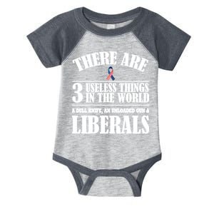 There Are 3 Useless Things In The World Infant Baby Jersey Bodysuit