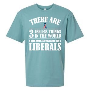 There Are 3 Useless Things In The World Sueded Cloud Jersey T-Shirt