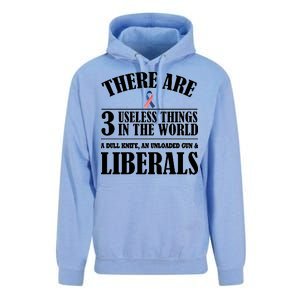 There Are 3 Useless Things In The World Unisex Surf Hoodie