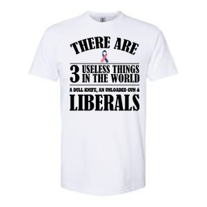 There Are 3 Useless Things In The World Softstyle CVC T-Shirt