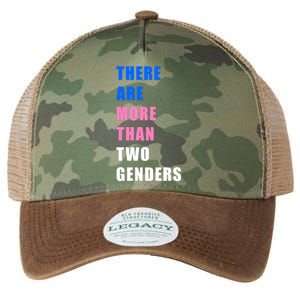 There Are More Than Two Genders Legacy Tie Dye Trucker Hat