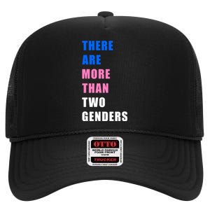 There Are More Than Two Genders High Crown Mesh Back Trucker Hat