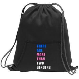 There Are More Than Two Genders Sweatshirt Cinch Pack Bag