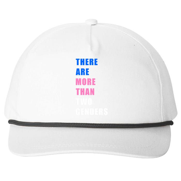 There Are More Than Two Genders Snapback Five-Panel Rope Hat