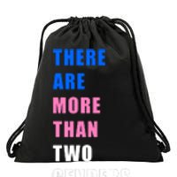 There Are More Than Two Genders Drawstring Bag