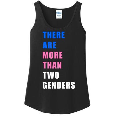 There Are More Than Two Genders Ladies Essential Tank