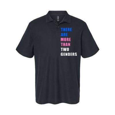 There Are More Than Two Genders Softstyle Adult Sport Polo