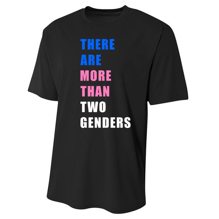 There Are More Than Two Genders Performance Sprint T-Shirt