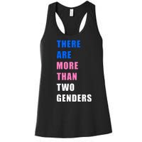 There Are More Than Two Genders Women's Racerback Tank