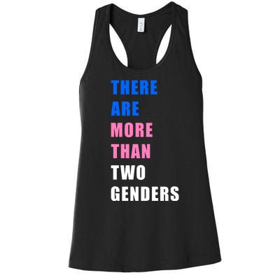 There Are More Than Two Genders Women's Racerback Tank