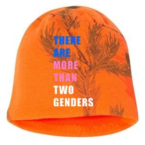 There Are More Than Two Genders Kati - Camo Knit Beanie