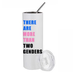 There Are More Than Two Genders Stainless Steel Tumbler