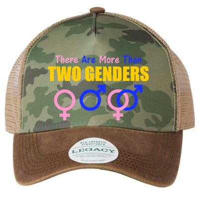 There Are More Than Two Genders Gender Signs Legacy Tie Dye Trucker Hat