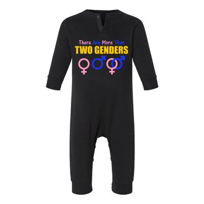 There Are More Than Two Genders Gender Signs Infant Fleece One Piece