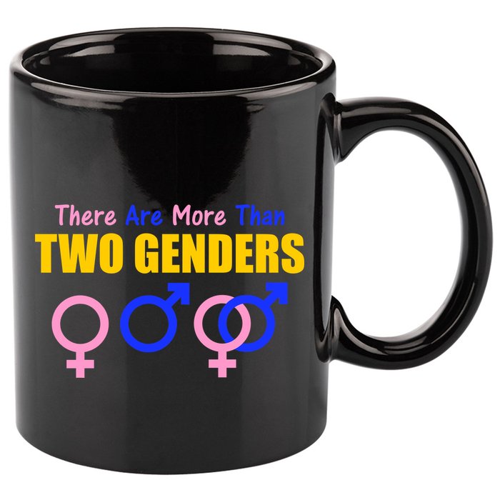 There Are More Than Two Genders Gender Signs 11oz C Handle Ceramic Mug