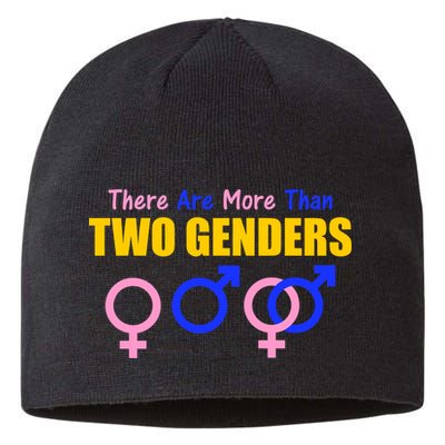 There Are More Than Two Genders Gender Signs Sustainable Beanie