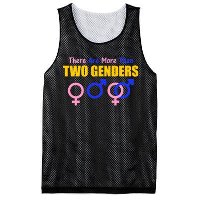 There Are More Than Two Genders Gender Signs Mesh Reversible Basketball Jersey Tank